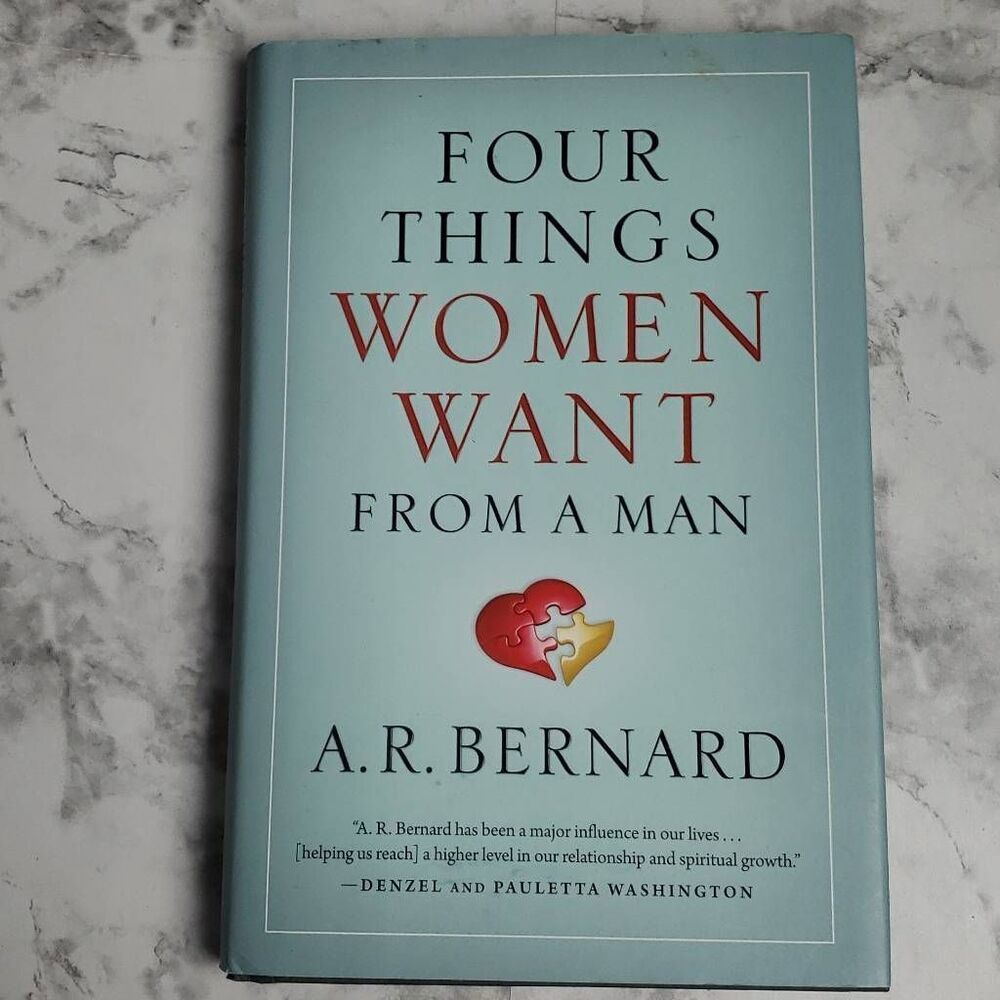 SIGNED by Author Four Things A Woman Wants from‎ a Man Book Signed by author  By